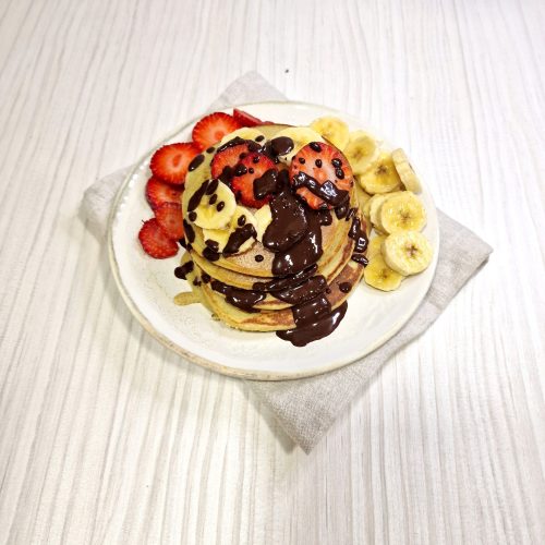 tortitas-manzana-fruta-chocolate
